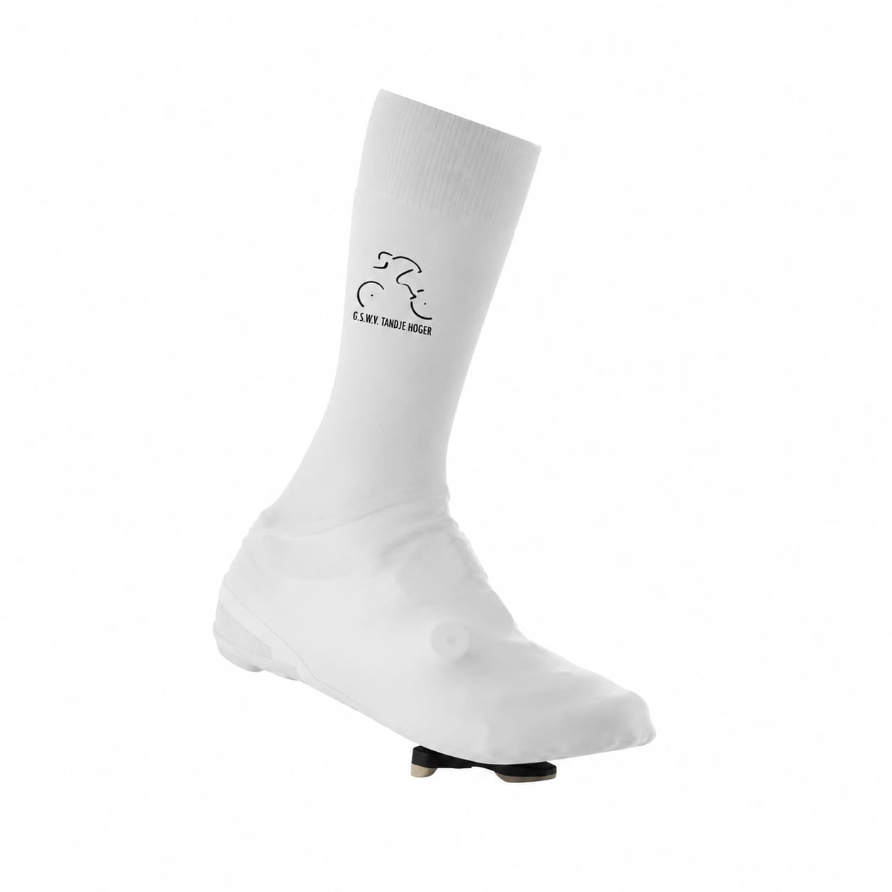 Aero fietsoverschoenen met tandje hoger bedrukking